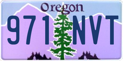 OR license plate 971NVT