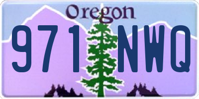 OR license plate 971NWQ