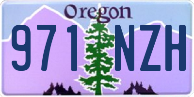 OR license plate 971NZH