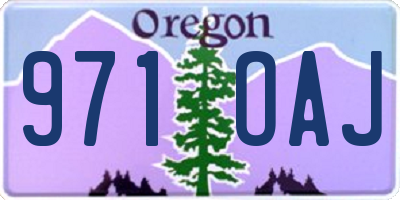 OR license plate 971OAJ