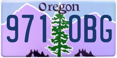 OR license plate 971OBG