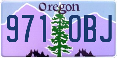 OR license plate 971OBJ