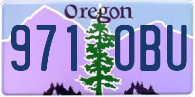 OR license plate 971OBU