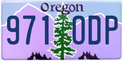 OR license plate 971ODP