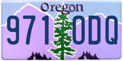 OR license plate 971ODQ