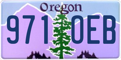 OR license plate 971OEB
