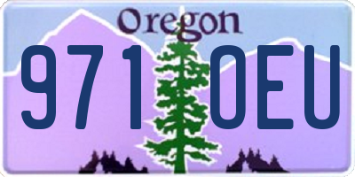 OR license plate 971OEU