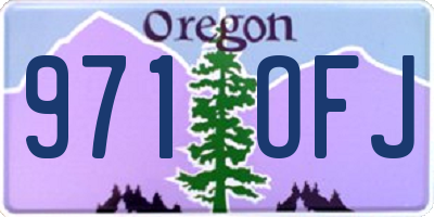 OR license plate 971OFJ