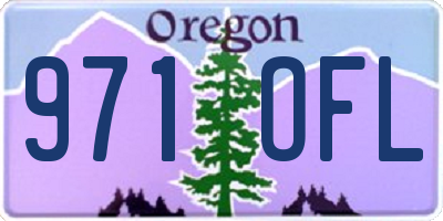 OR license plate 971OFL