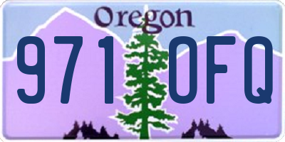 OR license plate 971OFQ