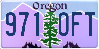 OR license plate 971OFT