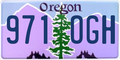 OR license plate 971OGH
