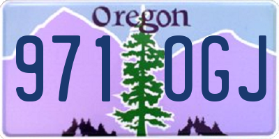 OR license plate 971OGJ
