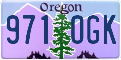 OR license plate 971OGK