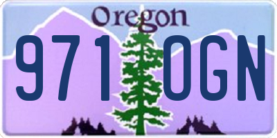 OR license plate 971OGN
