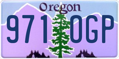 OR license plate 971OGP