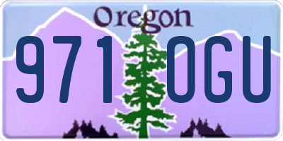 OR license plate 971OGU