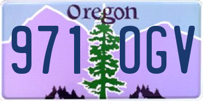 OR license plate 971OGV