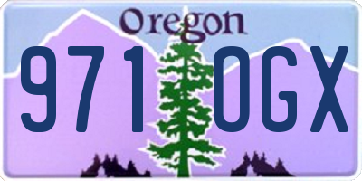 OR license plate 971OGX