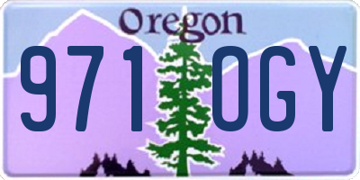 OR license plate 971OGY