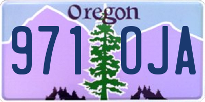 OR license plate 971OJA