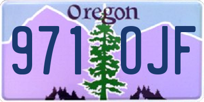 OR license plate 971OJF