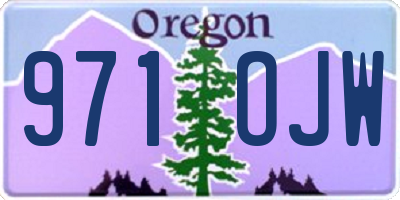 OR license plate 971OJW
