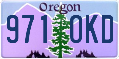 OR license plate 971OKD