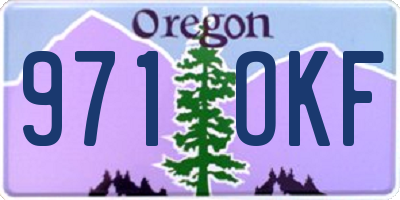 OR license plate 971OKF