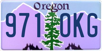 OR license plate 971OKG