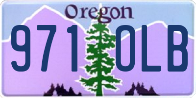 OR license plate 971OLB