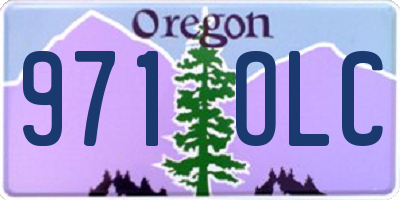 OR license plate 971OLC