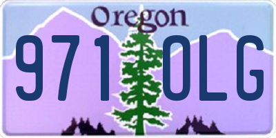 OR license plate 971OLG