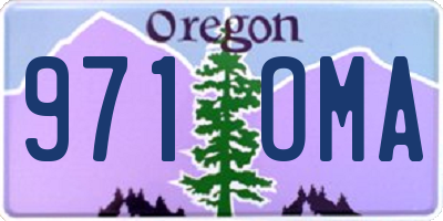 OR license plate 971OMA