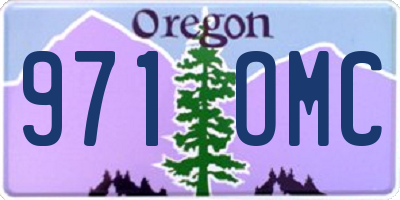 OR license plate 971OMC