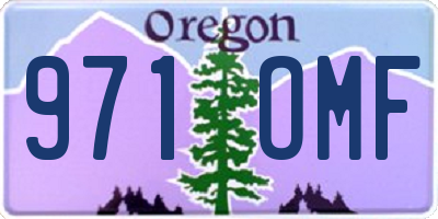OR license plate 971OMF