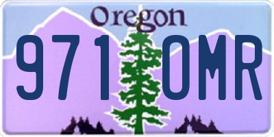 OR license plate 971OMR