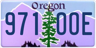OR license plate 971OOE