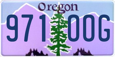 OR license plate 971OOG