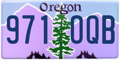 OR license plate 971OQB