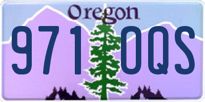OR license plate 971OQS