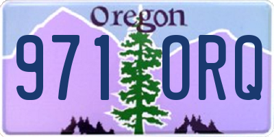 OR license plate 971ORQ