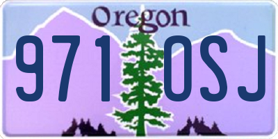 OR license plate 971OSJ