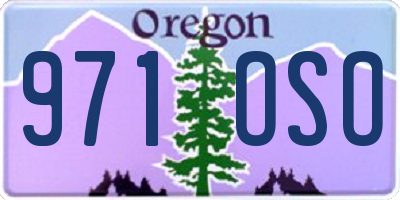 OR license plate 971OSO