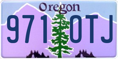 OR license plate 971OTJ