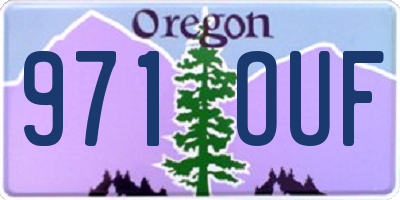 OR license plate 971OUF