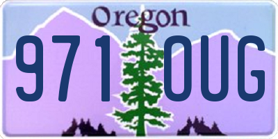 OR license plate 971OUG