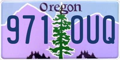 OR license plate 971OUQ