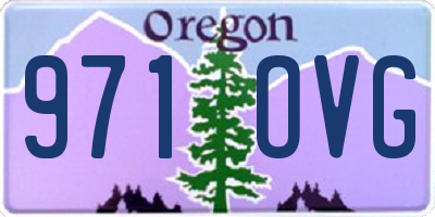 OR license plate 971OVG