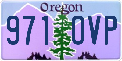 OR license plate 971OVP